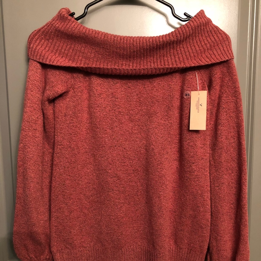 American Eagle off the shoulder sweater NWT